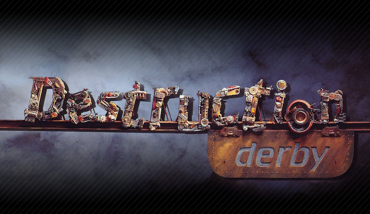 Destruction Derby logo design