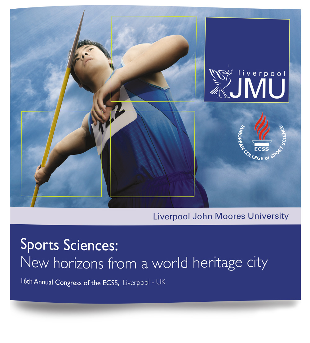 Design for Liverpool John Moores University - Annual Congress ECSS brochure