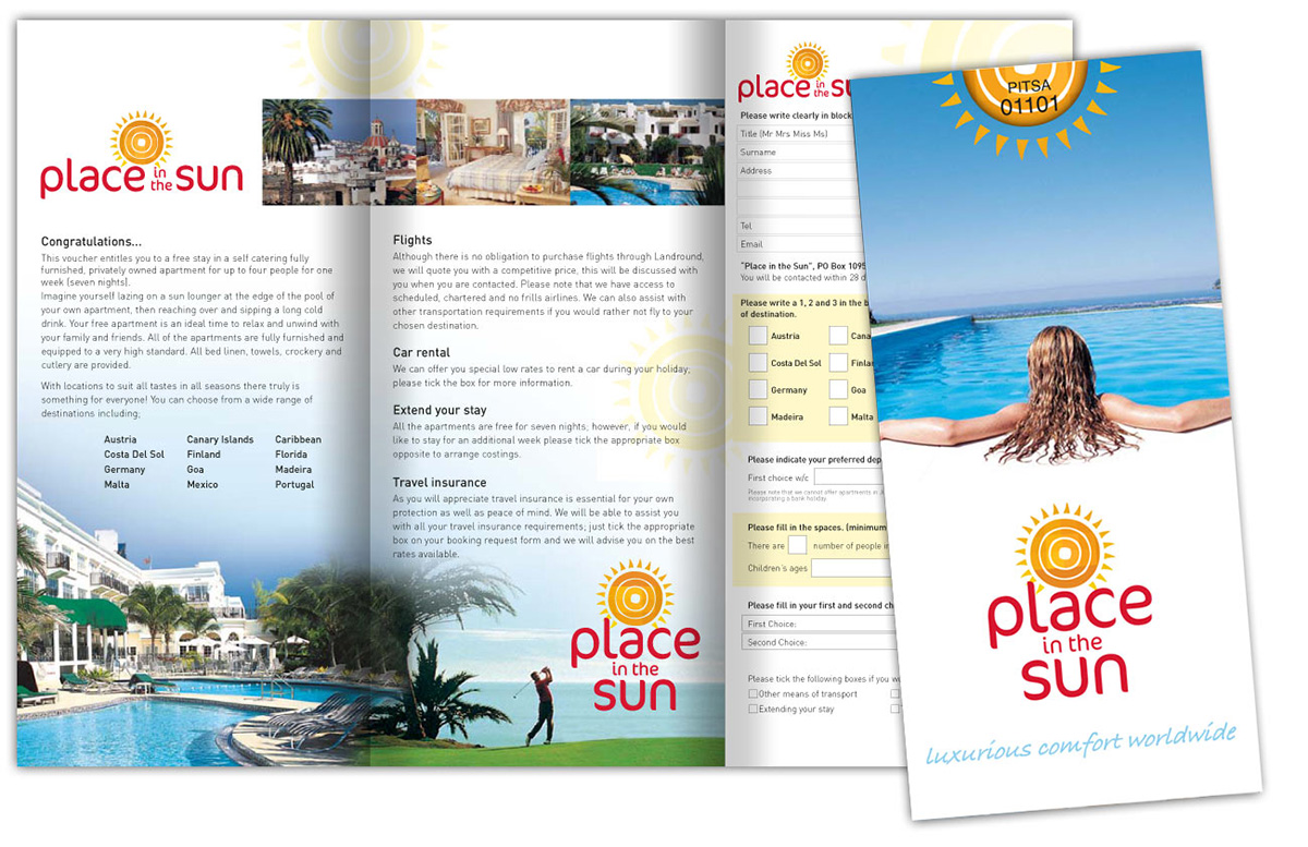 Buy and Fly! corporate brochure inside spread