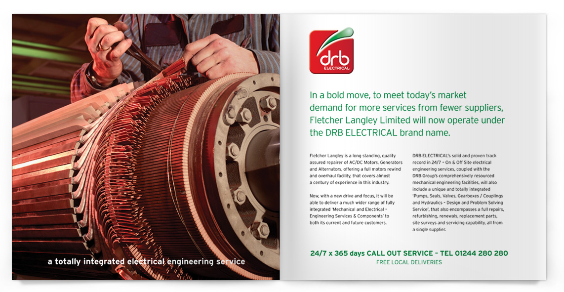 Printed brochures for DRB