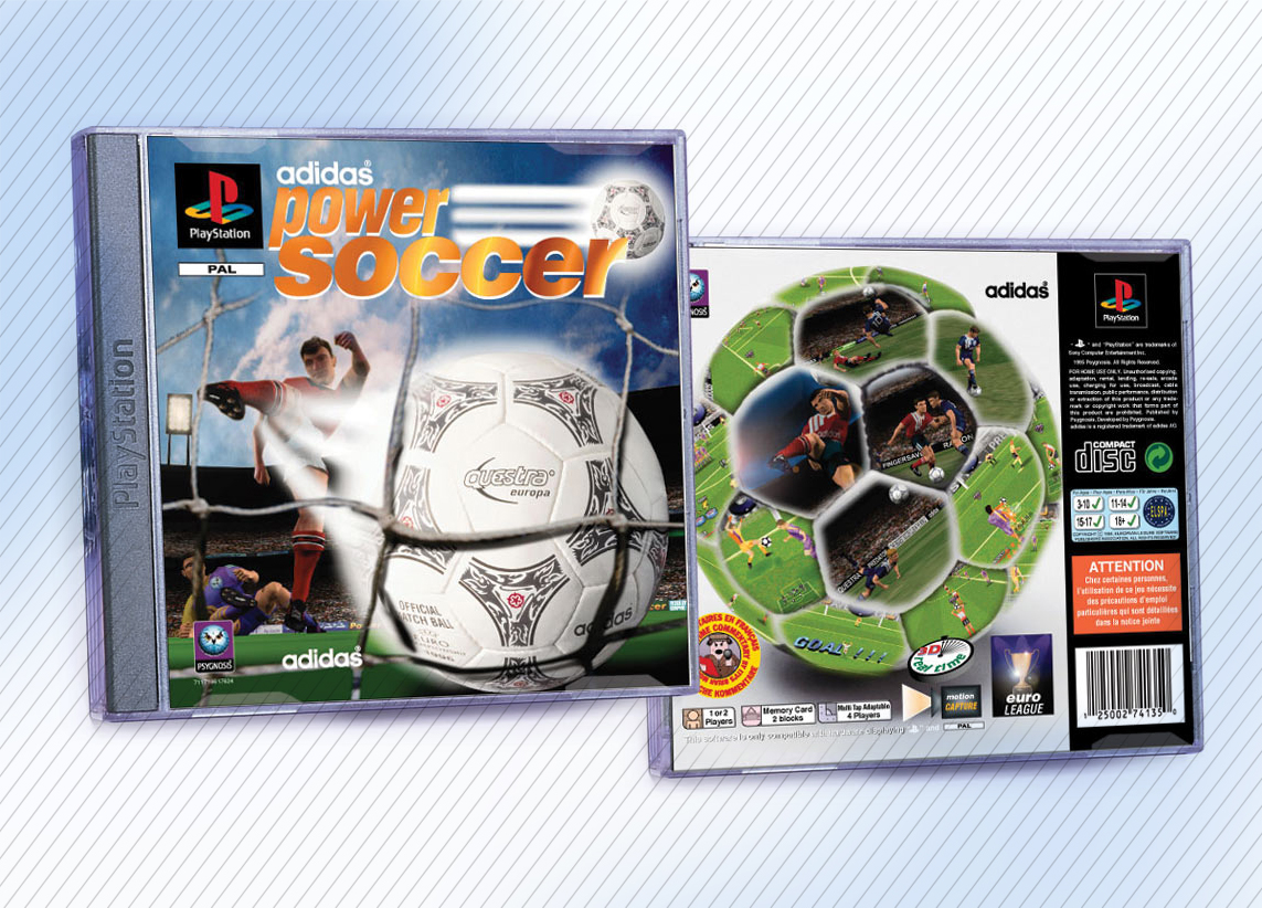 Sony adidas PowerSoccer1 packaging design