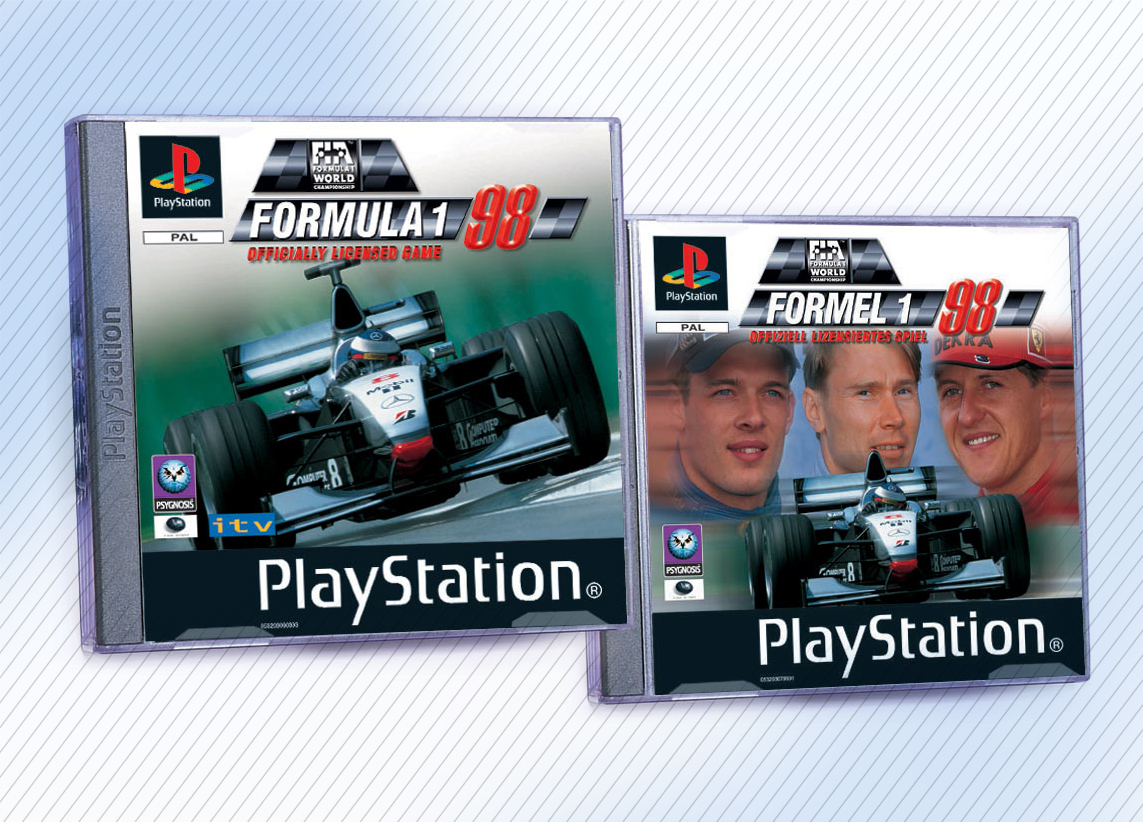Sony Formula 1 packaging design