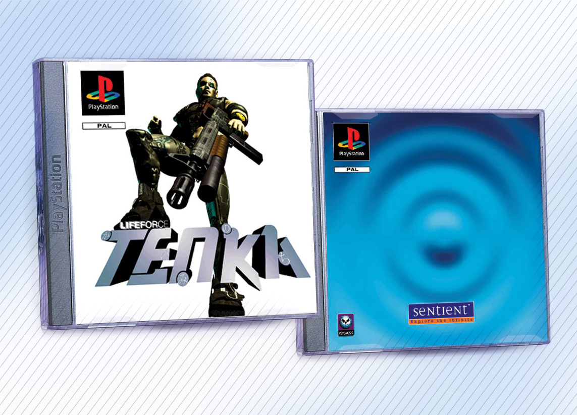 Sony Sentient and Tenka packaging design