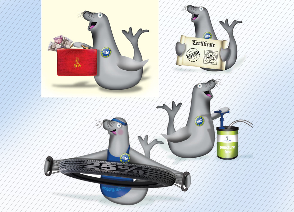 Character digital design for Performing Seal