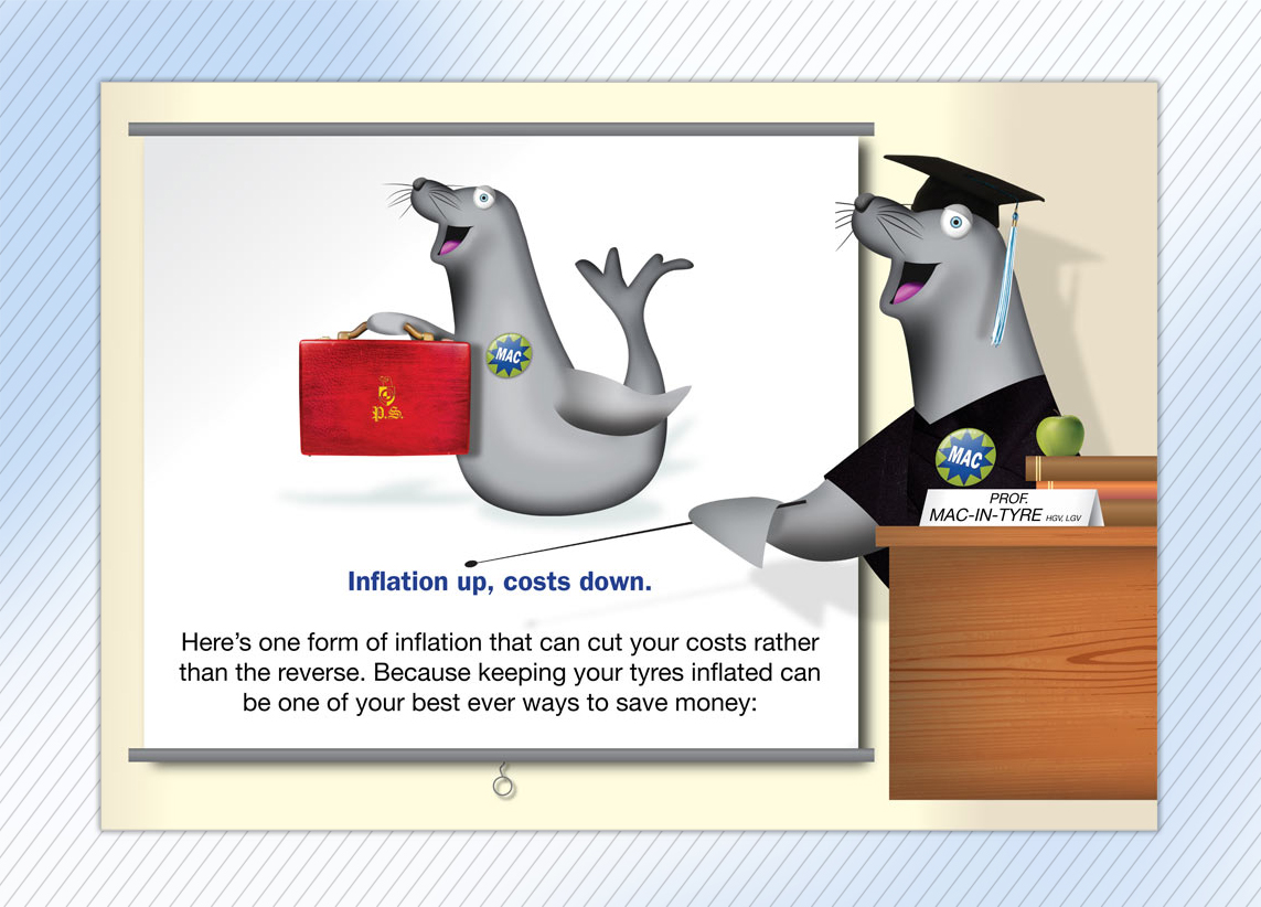 Character digital design for Performing Seal brand guidelines and promotional sales materials