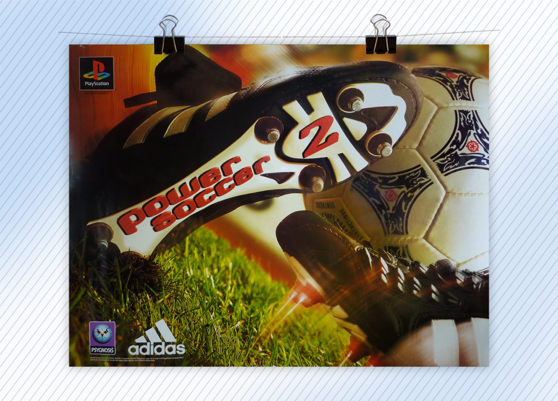 adidas PowerSoccer2 poster design